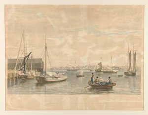 Boston. Vom Schiffshaus, Westende des Marinehofs