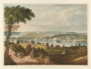 Stadt Washington von jenseits der Marinewerft von William James Bennett