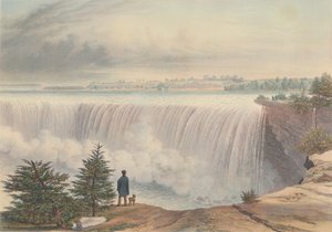 Niagarafälle vom Table Rock, veröffentlicht 1840