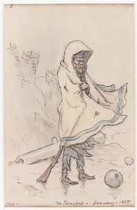 Die Schützengräben, Januar 1855 von William James Colville