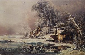 Ein trüber Wintertag von William James Muller