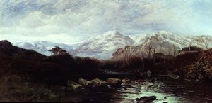 Weitläufige Flusslandschaft von William James Muller