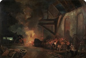 Das Schmieden des Ankers von William James Muller