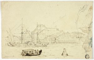 Hafen mit Festung