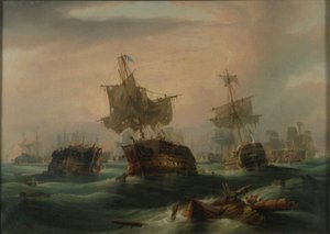 Die Schlacht von Trafalgar, 21. Oktober 1805: 