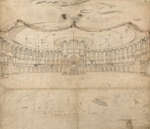 Entwurf für die Rotunde, Ranelagh Gardens von William John Newton