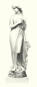 Reinheit, graviert von W. Roffe nach der Statue von M. Noble (Gravur) von William John Roffe