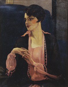 Porträt einer Frau, halbe Länge, 1905