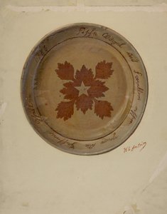 Pa. Deutscher Teller von William L Antrim