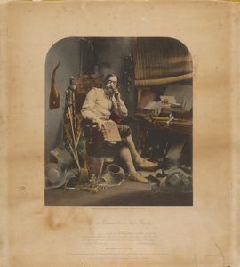 Don Quijote in seinem Studierzimmer
