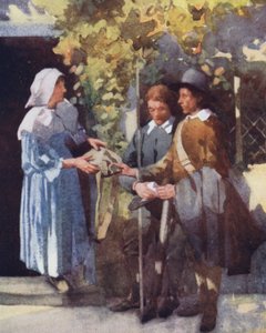 Illustration für The Compleat Angler von Izaak Walton (Farblithografie) von William Lee Hankey