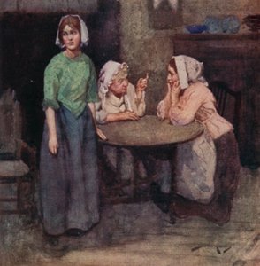 Illustration für Das verlassene Dorf von Oliver Goldsmith von William Lee Hankey