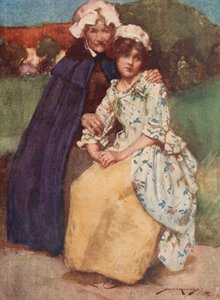 Illustration für Das verlassene Dorf von Oliver Goldsmith von William Lee Hankey
