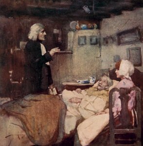 Illustration für Das verlassene Dorf von Oliver Goldsmith von William Lee Hankey