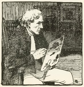 Illustration für The Deserted Village von Oliver Goldsmith von William Lee Hankey