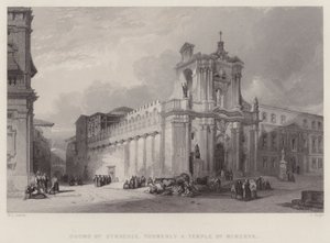 Dom von Syrakus, ehemals ein Tempel der Minerva von William Leighton Leitch