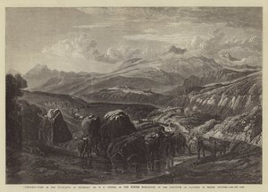 Morgen, Blick auf die Highlands von Braemar, in der Winterausstellung des Instituts der Aquarellmaler