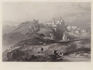 Die Stadt und das Kloster von Piazza von William Leighton Leitch