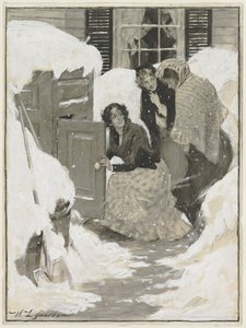 Skizze für eine Buchillustration von William Leroy Jacobs