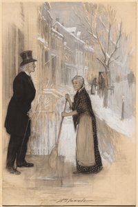 Skizze zur Illustration "Nicht ehrenhaft entlassen" von William Leroy Jacobs