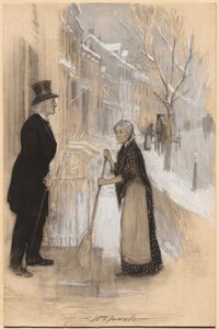 Skizze zur Illustration Nicht ehrenhaft entlassen von William Leroy Jacobs