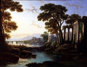 Eine klassische Landschaft von William Linton