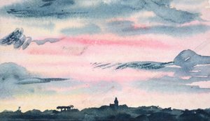 Abendrot von William Lionel Wyllie