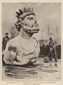 Jupiter, das Galionsfigur der Foudroyant von William Lionel Wyllie