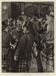 Skizzen von Leben und Charakter in der Stadt, die Mittagspause von William Lockhart Bogle
