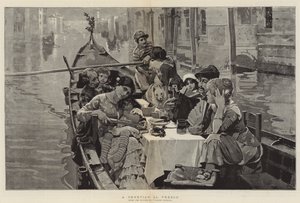 Ein venezianisches Al Fresco von William Logsdail