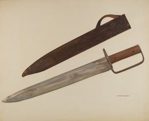 Grabendolch und Scheide, ca. 1941
