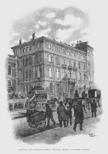 Britische und Ausländische Bibelgesellschaft, Queen Victoria Street von William Luker