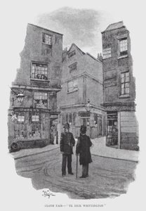 Cloth Fair, "Ye Dick Whittington" von William Luker