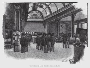 Commercial Sale Rooms, Mincing Lane von William Luker