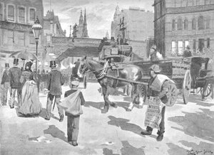 Ludgate Circus, 1891