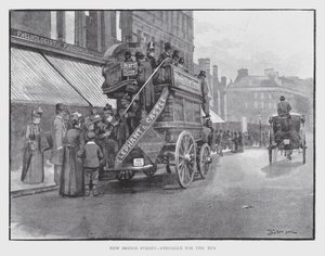 New Bridge Street, Kampf um den Bus von William Luker