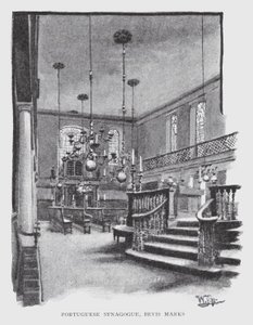 Portugiesische Synagoge, Bevis Marks von William Luker
