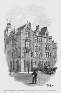 Büros der Prudential Assurance Company in Holborn von William Luker