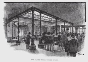 Das Baltikum, Threadneedle Street von William Luker