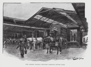 London Parcels Delivery Company, Fetter Lane von William Luker