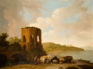 Der Tempel der Venus, Bucht von Baiae, 1800 von William Marlow