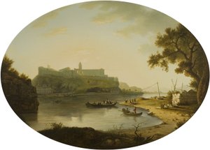 Ansicht von Villeneuve-les-Avignon, ca. 1770 von William Marlow