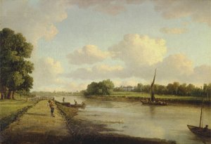 Blick auf die Themse bei Richmond (?), ca. 1776