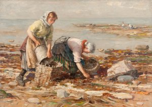 Muschelsammler von William Marshall Brown