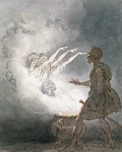 Macbeth und die Erscheinung des bewaffneten Kopfes, Akt IV, Szene I, aus 
