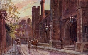 Eingangstor, Queens College von William Matthison
