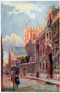 Merton College Tower, Corpus Christi Gateway von William Matthison