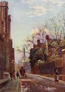 Queens Lane, der Standort der alten Mill Street von William Matthison