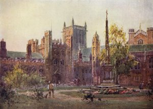 Das Tor und der Turm des St Johns College von William Matthison