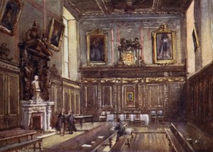 Die Halle des Clare College von William Matthison